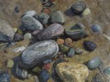 Steinene taler Oljemaleri 40x50 cm, 2019